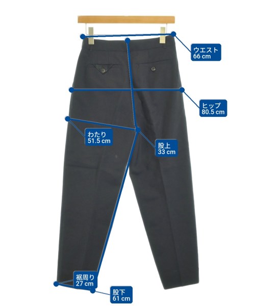 ESSEN.LAUTREAMONT（エッセン．ロートレアモン）スラックス 紺 サイズ:36(S位) レディース/2200651750035