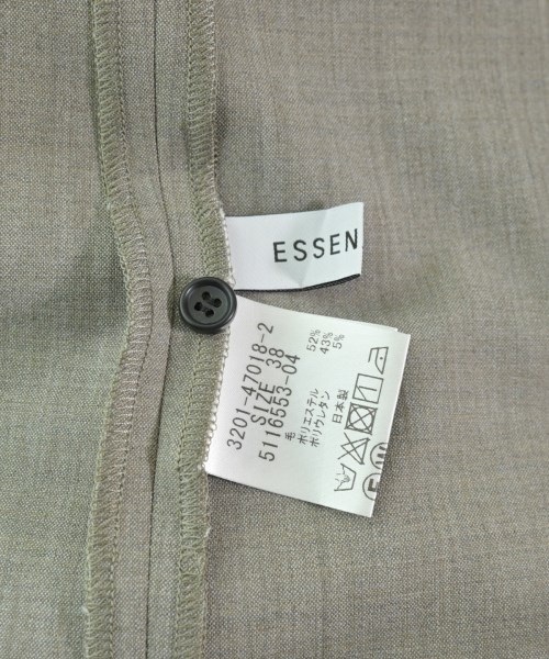 ESSEN.LAUTREAMONT（エッセン．ロートレアモン）シャツワンピース 茶 サイズ:38(M位) レディース/2200643568150