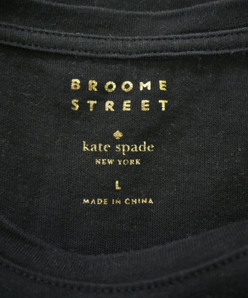 kate spade new york BROOMESTREET LABEL（ケイトスペードニューヨークブルームストリートレーベル）Tシャツ・カットソー 黒 サイズ:L レディース/2200711846012