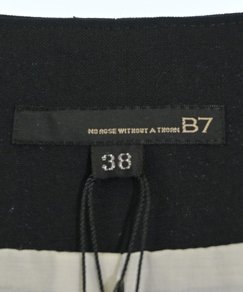 B7（ベーセッツ）ノーカラージャケット 黒 サイズ:38(M位) レディース/2200645602043