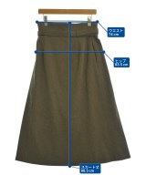 B7（ベーセッツ）ロング・マキシ丈スカート 茶 サイズ:38(M位) レディース/2200640785147