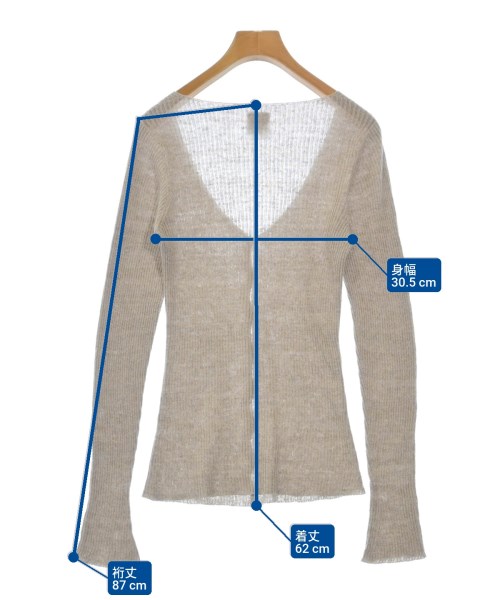 Baserange（ベースレンジ）カーディガン ベージュ サイズ:S レディース/2200641925238