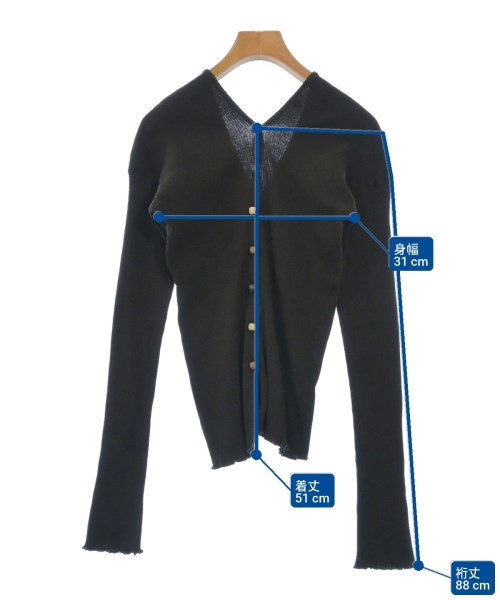 Baserange（ベースレンジ）カーディガン 茶 サイズ:M レディース/2200641925245