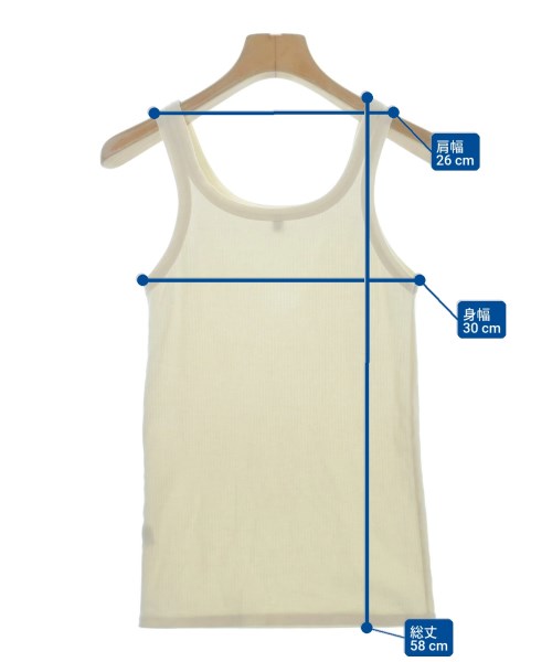 Baserange（ベースレンジ）タンクトップ 白 サイズ:M レディース/2200624084099