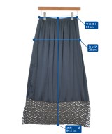 Baserange（ベースレンジ）ロング・マキシ丈スカート 紺 サイズ:-(M位) レディース/2200615705019