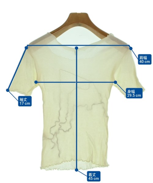 Baserange（ベースレンジ）Tシャツ・カットソー 黄 サイズ:S レディース/2200616171073