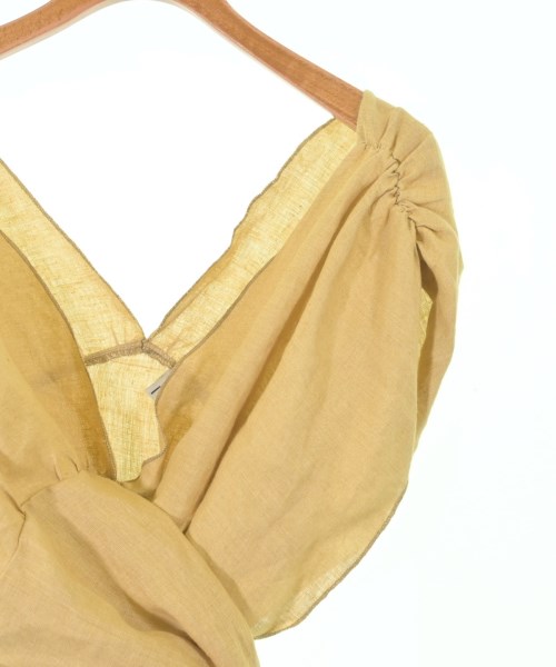 Baserange（ベースレンジ）ブラウス 黄 サイズ:S レディース/2200621334012