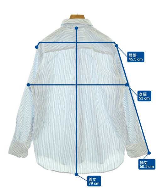 Baserange（ベースレンジ）カジュアルシャツ 白 サイズ:S レディース/2200672668487