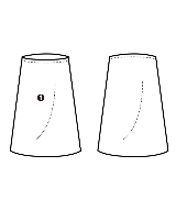 Baserange（ベースレンジ）ロング・マキシ丈スカート 紺 サイズ:S レディース/2200659030078