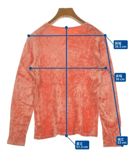 Baserange（ベースレンジ）Tシャツ・カットソー オレンジ サイズ:M レディース/2200656137169