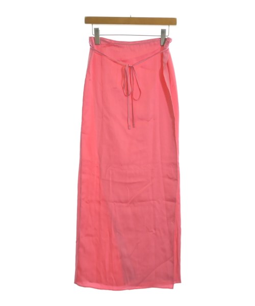 Baserange(ベースレンジ)ロング・マキシ丈スカート ピンク サイズ:S/2200659482082
