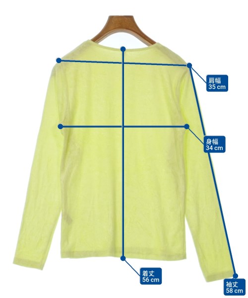 Baserange（ベースレンジ）Tシャツ・カットソー 黄 サイズ:S レディース/2200636134645