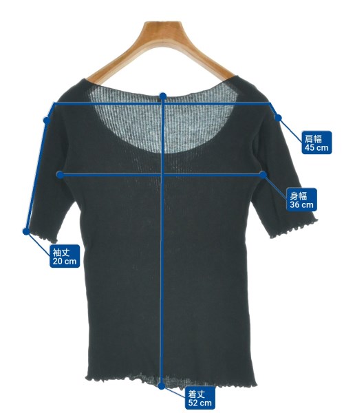 Baserange（ベースレンジ）Tシャツ・カットソー 黒 サイズ:M レディース/2200659390233