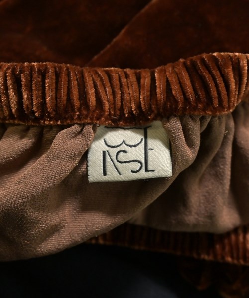 Baserange（ベースレンジ）ロング・マキシ丈スカート 茶 サイズ:S レディース/2200662860525