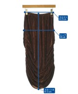 Baserange（ベースレンジ）ロング・マキシ丈スカート 茶 サイズ:S レディース/2200662860525