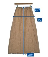 Baserange（ベースレンジ）ロング・マキシ丈スカート 茶 サイズ:-(M位) レディース/2200728945074