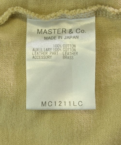 MASTER&CO（マスターアンドコー）Tシャツ・カットソー ベージュ サイズ:-(S位) メンズ/2200705479349