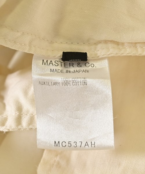 MASTER&CO（マスターアンドコー）カーゴパンツ 白 サイズ:S メンズ/2200662924142
