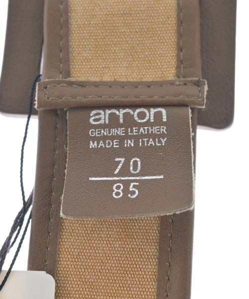 arron（アーロン）ベルト ベージュ サイズ:70/85 レディース/2200631232636