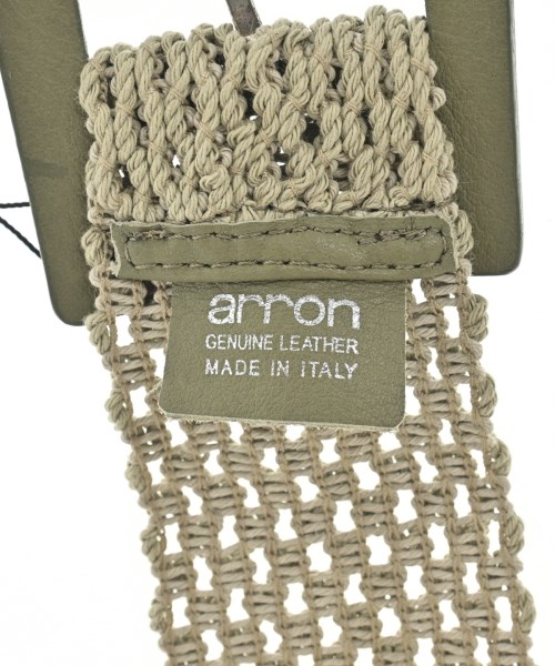 arron（アーロン）ベルト 緑 サイズ:- レディース/2200631234104