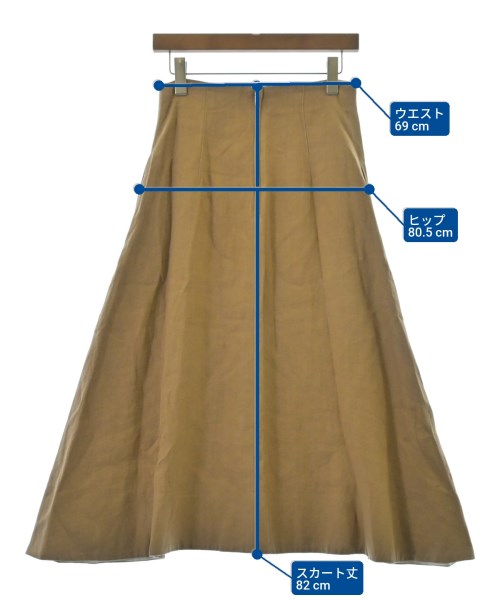 YLEVE（イレーヴ）ロング・マキシ丈スカート ベージュ サイズ:1(S位) レディース/2200628271068