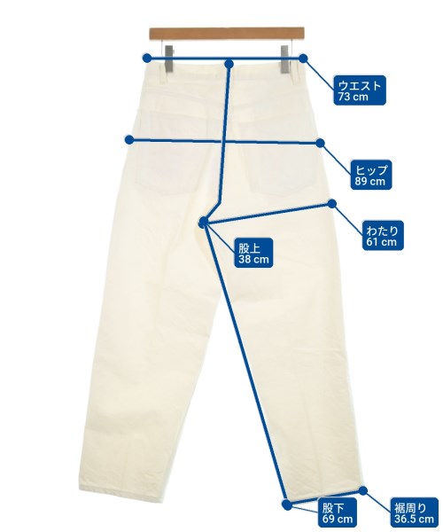 YLEVE（イレーヴ）デニムパンツ 白 サイズ:3(L位) メンズ/2200639356013