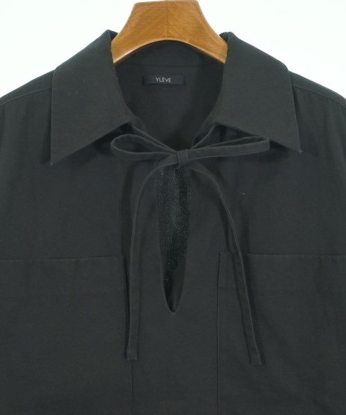 YLEVE（イレーヴ）カジュアルシャツ 黒 サイズ:0(XS位) レディース/2200640990053