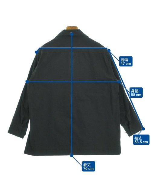 YLEVE（イレーヴ）カジュアルシャツ 黒 サイズ:0(XS位) レディース/2200640990053