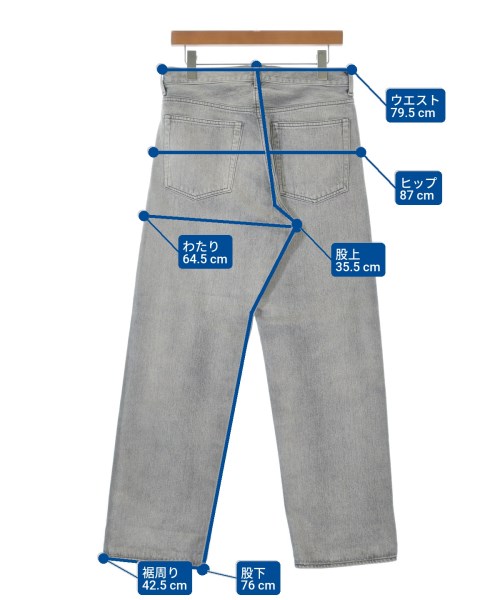 YLEVE（イレーヴ）デニムパンツ グレー サイズ:3(L位) レディース/2200622757025