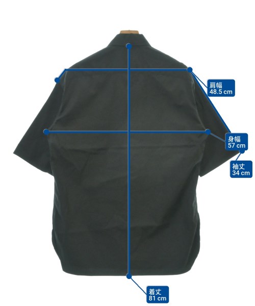 YLEVE（イレーヴ）カジュアルシャツ 黒 サイズ:3(L位) メンズ/2200622757063