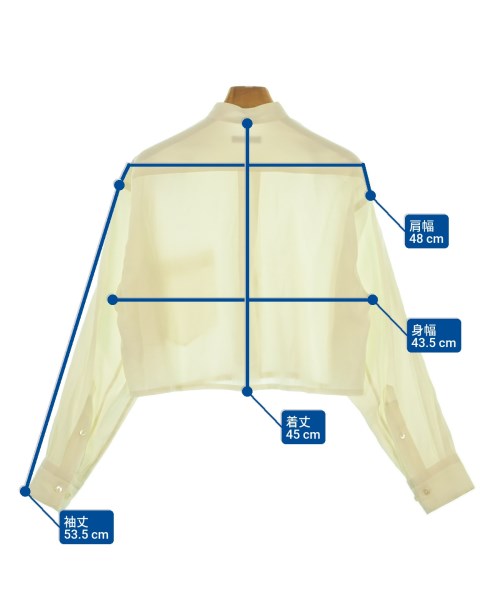 YLEVE（イレーヴ）カジュアルシャツ 白 サイズ:0(XS位) レディース/2200630989012