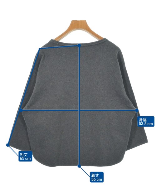 YLEVE（イレーヴ）スウェット グレー サイズ:F レディース/2200617766049