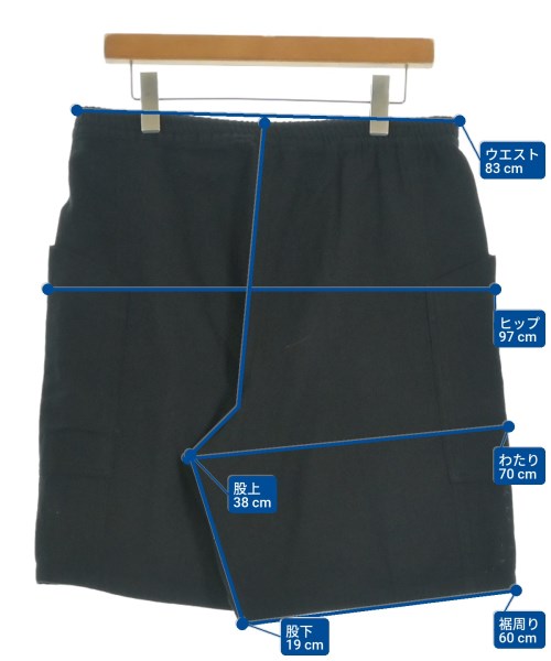 YLEVE（イレーヴ）ショートパンツ 黒 サイズ:5(XXL位) メンズ/2200608282053