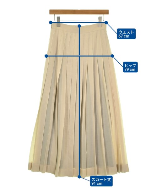 YLEVE（イレーヴ）ロング・マキシ丈スカート ベージュ サイズ:1(S位) レディース/2200675605038