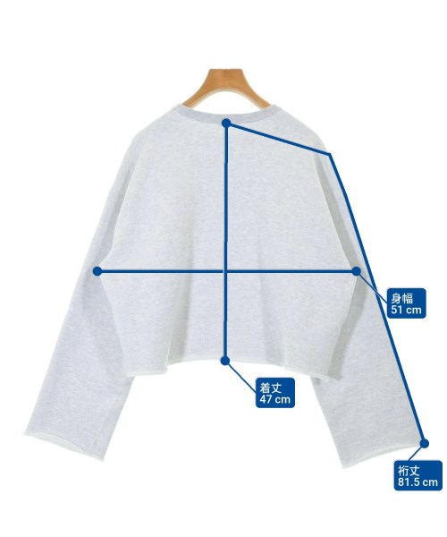 YLEVE（イレーヴ）スウェット グレー サイズ:1(S位) レディース/2200651927017