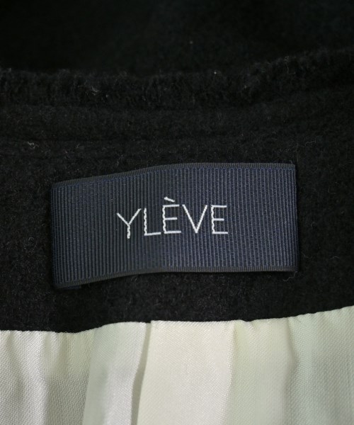 YLEVE（イレーヴ）ノーカラージャケット 黒 サイズ:1(S位) レディース/2200707518015