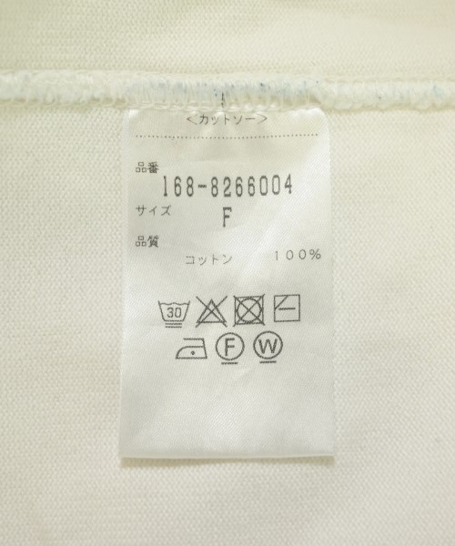 YLEVE（イレーヴ）Tシャツ・カットソー 白 サイズ:F レディース/2200716842453