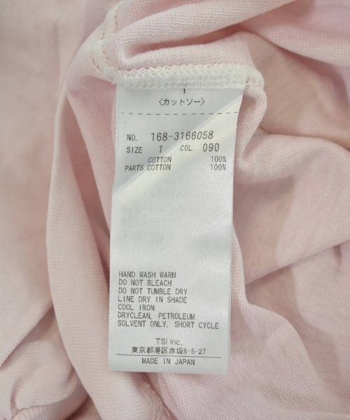 YLEVE（イレーヴ）Tシャツ・カットソー ピンク サイズ:1(S位) レディース/2200716842460