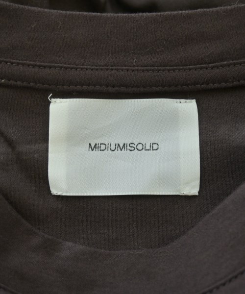 MIDIUMISOLID（ミディウミソリッド）Tシャツ・カットソー 茶 サイズ:48(L位) メンズ/2200560182040