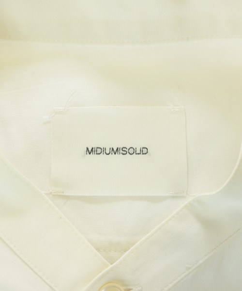 MIDIUMISOLID（ミディウミソリッド）ドレスシャツ 白 サイズ:48(L位) メンズ/2200566103070