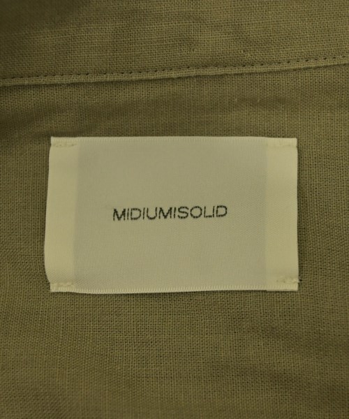 MIDIUMISOLID（ミディウミソリッド）カジュアルシャツ グレー サイズ:48(L位) メンズ/2200700759026
