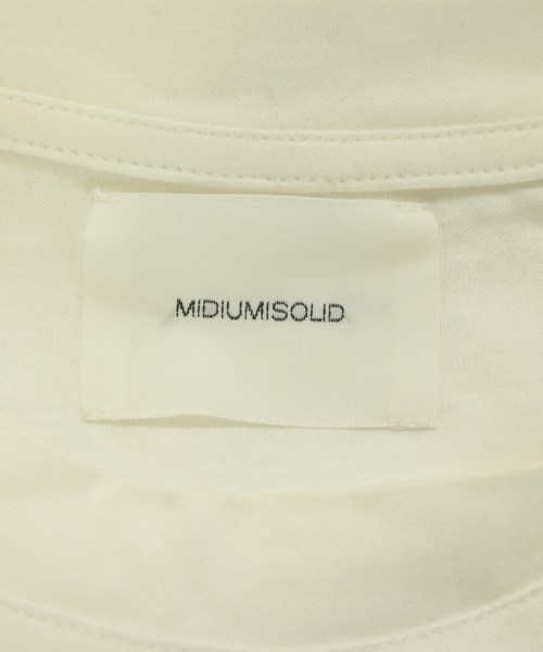 MIDIUMISOLID（ミディウミソリッド）Tシャツ・カットソー 白 サイズ:48(L位) メンズ/2200688526320