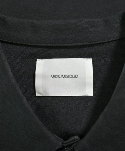 MIDIUMISOLID（ミディウミソリッド）カジュアルシャツ 黒 サイズ:F レディース/2200627670107