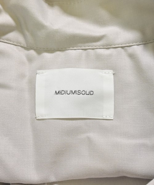 MIDIUMISOLID（ミディウミソリッド）シャツワンピース グレー サイズ:F レディース/2200627670565