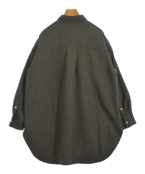 MIDIUMISOLID（ミディウミソリッド）カジュアルシャツ 茶 サイズ:-(L位) レディース/2200621665017