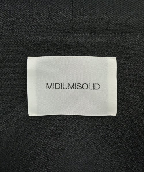 MIDIUMISOLID（ミディウミソリッド）ノーカラージャケット 黒 サイズ:-(M位) レディース/2200623318010