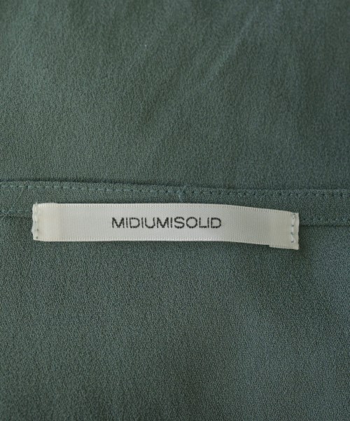 MIDIUMISOLID（ミディウミソリッド）ブラウス 緑 サイズ:F レディース/2200621836073