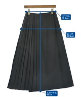 MIDIUMISOLID（ミディウミソリッド）ロング・マキシ丈スカート 黒 サイズ:-(M位) レディース/2200615466040