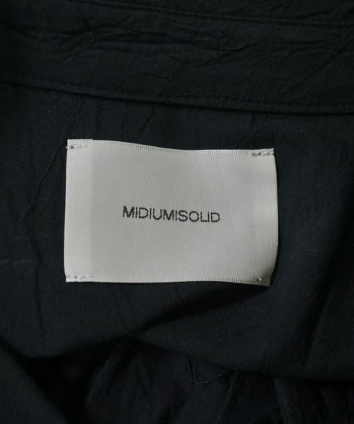 MIDIUMISOLID（ミディウミソリッド）カジュアルシャツ 黒 サイズ:-(M位) レディース/2200612278080