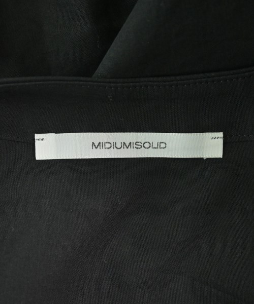 MIDIUMISOLID（ミディウミソリッド）カジュアルシャツ 黒 サイズ:F レディース/2200615692029